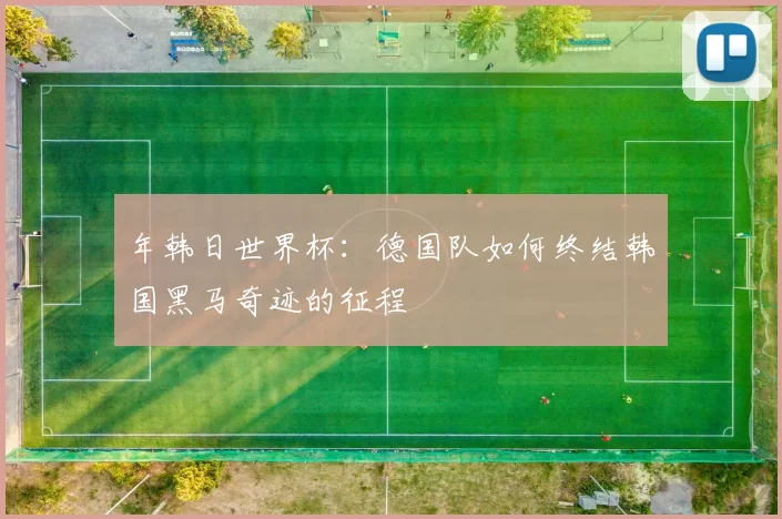 年韩日世界杯:德国队如何终结韩国黑马奇迹的征程