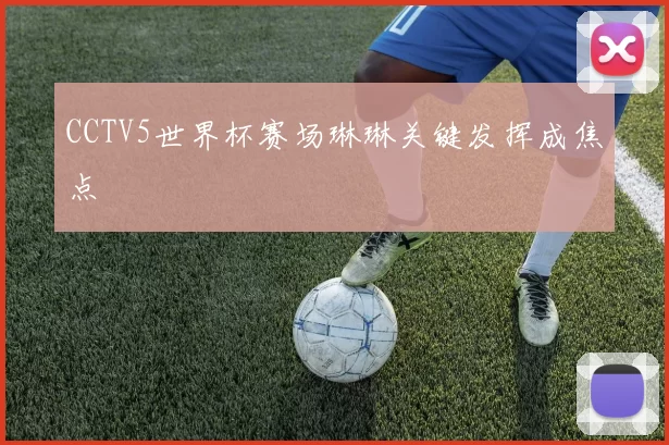 CCTV5世界杯赛场琳琳关键发挥成焦点