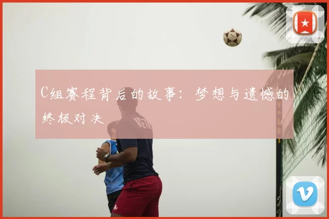 C组赛程背后的故事:梦想与遗憾的终极对决